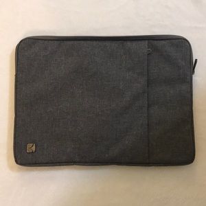 Charcoal grey laptop case